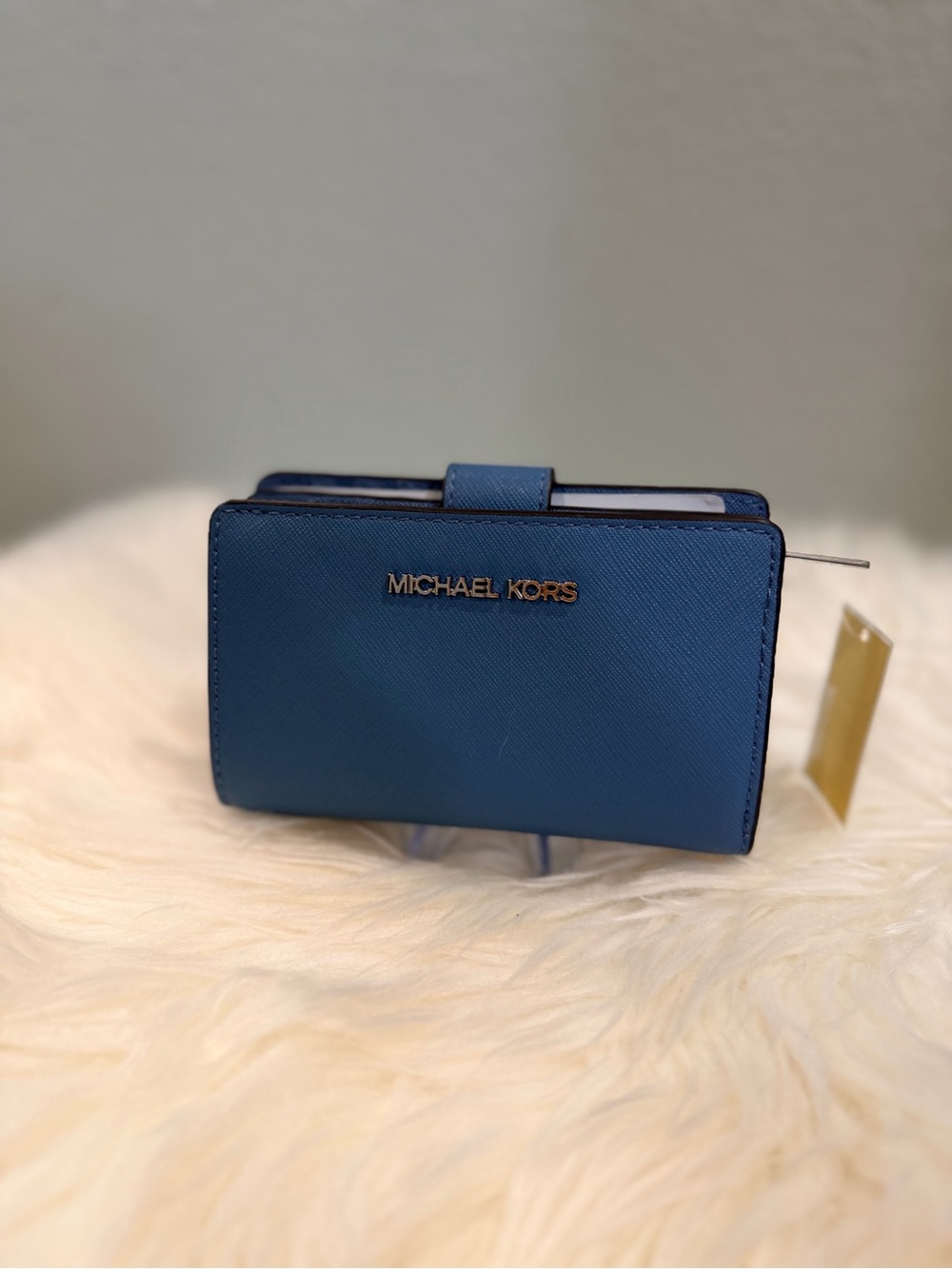 Michael Kors Jet Set Mid bifold Wallet Saffiano